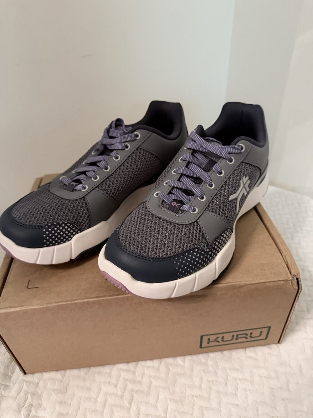 Kuru QUANTUM 2 Women's Gray Night Sky Sneakers size 9 *FSA/HSA Eligible
